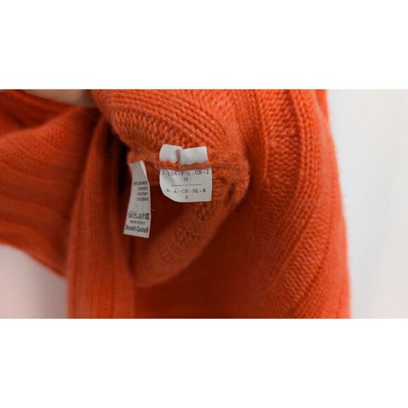 Brunello Cucinelli sz. M 100% Cashmere Italy Cardigan Sweater Ribbed Knit Button - Picture 8 of 9